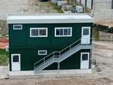 Bâtiment Modulaire Bureau R+1 60 m² « Green Energy » – 2 Niveaux avec Panneaux Solaires 3 kW & Dossier d'Ingénierie Inclus (Isolation 100 mm)