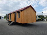 Mobil-Home « Reale I » 12x4m – Chalet Résidentiel avec 3 Chambres (Finitions Bois & Design Moderne)