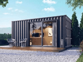 Module Habitable Studio T0 en Conteneur (4x3m) – Design Moderne & Isolation en Laine de Roche
