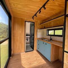 Maison Conteneur Préfabriquée 20′ HC – Module Habitable Isolé (Acier & Laine de Roche)