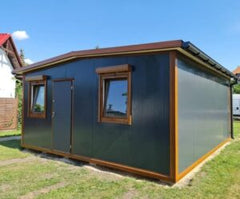 Maison Conteneur 35 m² « A Cottage » – Habitation 4 Saisons (Isolation Polyuréthane 100 mm)