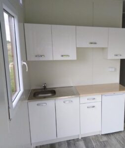 Maison Conteneur 35 m² « A Cottage » – Habitation 4 Saisons (Isolation Polyuréthane 100 mm)