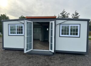 Maison Conteneur Extensible « Full Deluxe » Stahlworks – 2 Chambres & Cuisine (36 m²)