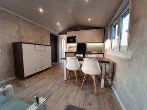 Mobil-Home Premium 11,4 x 3,5m « All Inclusive » – 4 Saisons (Meublé Clé en Main)