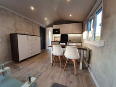 Mobil-Home Premium 11,4 x 3,5m « All Inclusive » – 4 Saisons (Meublé Clé en Main)
