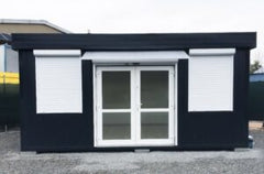 Module Commercial Préfabriqué 29,4 m² (6x4,9m) – Boutique Isolée avec Volets Roulants & Chauffage