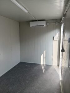 Monobloc Bureau 6m avec Salle d'Eau & Douche – Structure Renforcée Superposable avec Climatisation