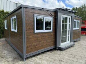Tiny House Extensible « Complete Deluxe » 36 m² – 2 Chambres & Cuisine d'Angle Aménagée