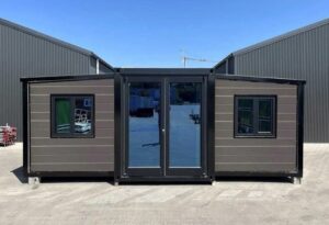 Tiny House XXL « Dallas De Luxe » 12m (75 m²) – Chalet Extensible 3 Chambres & Finitions Marbre