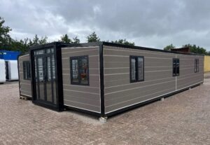 Tiny House XXL « Dallas De Luxe » 12m (75 m²) – Chalet Extensible 3 Chambres & Finitions Marbre