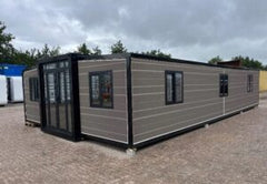 Tiny House XXL « Dallas De Luxe » 12m (75 m²) – Chalet Extensible 3 Chambres & Finitions Marbre