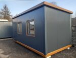 Pavillon de Bureau 17m² (6x2,9m) – Design Moderne Anthracite & Finitions Bois – Isolation 100mm – Image 5
