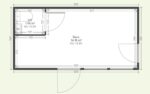 Module Commercial Vitré 18m² (6x3m) avec Sanitaires – Isolation Premium 100mm (Showroom / Bureau de vente) – Image 10