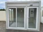 Module Préfabriqué Vitré 7m² (3x2,4m) – Bureau Panoramique Isolé (Panneaux Sandwich 40mm) – Image 4