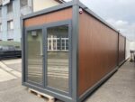 Container de bureau de 6 mètres "Prestige" – Vitres éclatées et double porte (Design Moderne) – Image 4