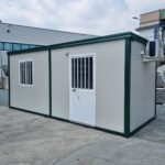 Monobloc de Bureau 6x2,5m (15m²) – Avec Climatisation Hisense et Grilles de Protection