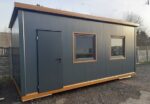 Pavillon de Bureau 17m² (6x2,9m) – Module Habitable Isolé 100mm (Largeur Extra) – Image 4
