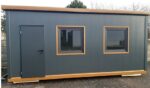 Pavillon de Bureau 17m² (6x2,9m) – Module Habitable Isolé 100mm (Largeur Extra) – Image 3